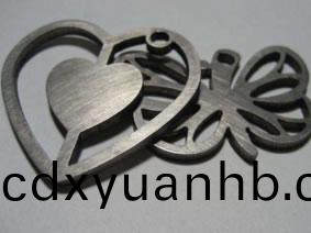 不銹鋼板光纖(xian)激光切(qie)割樣品